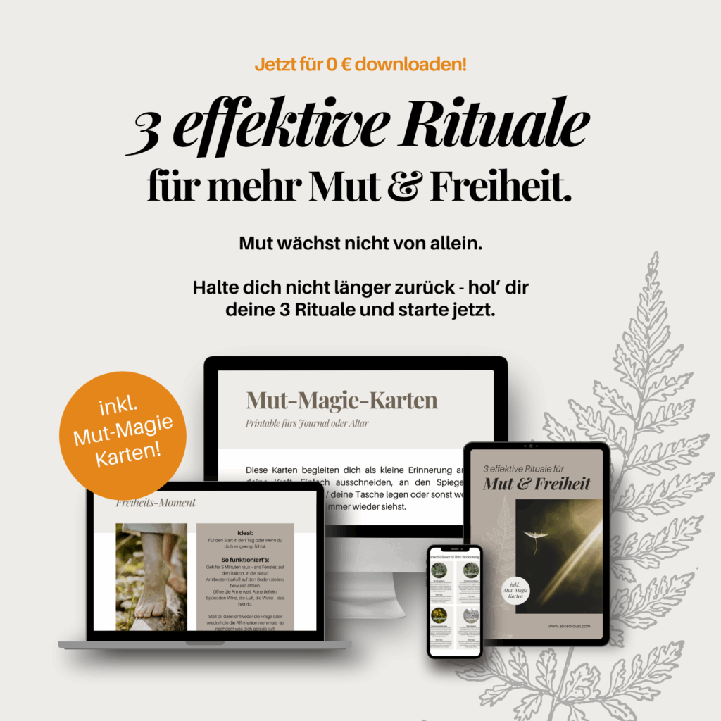 3 effektive Rituale für mut und freiheit