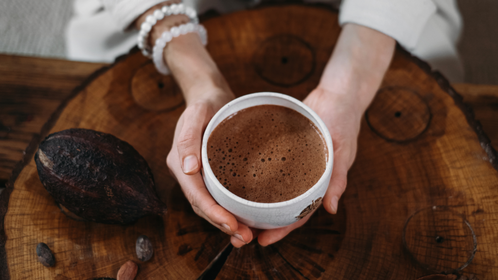 yoga und Kakao ritual neumond